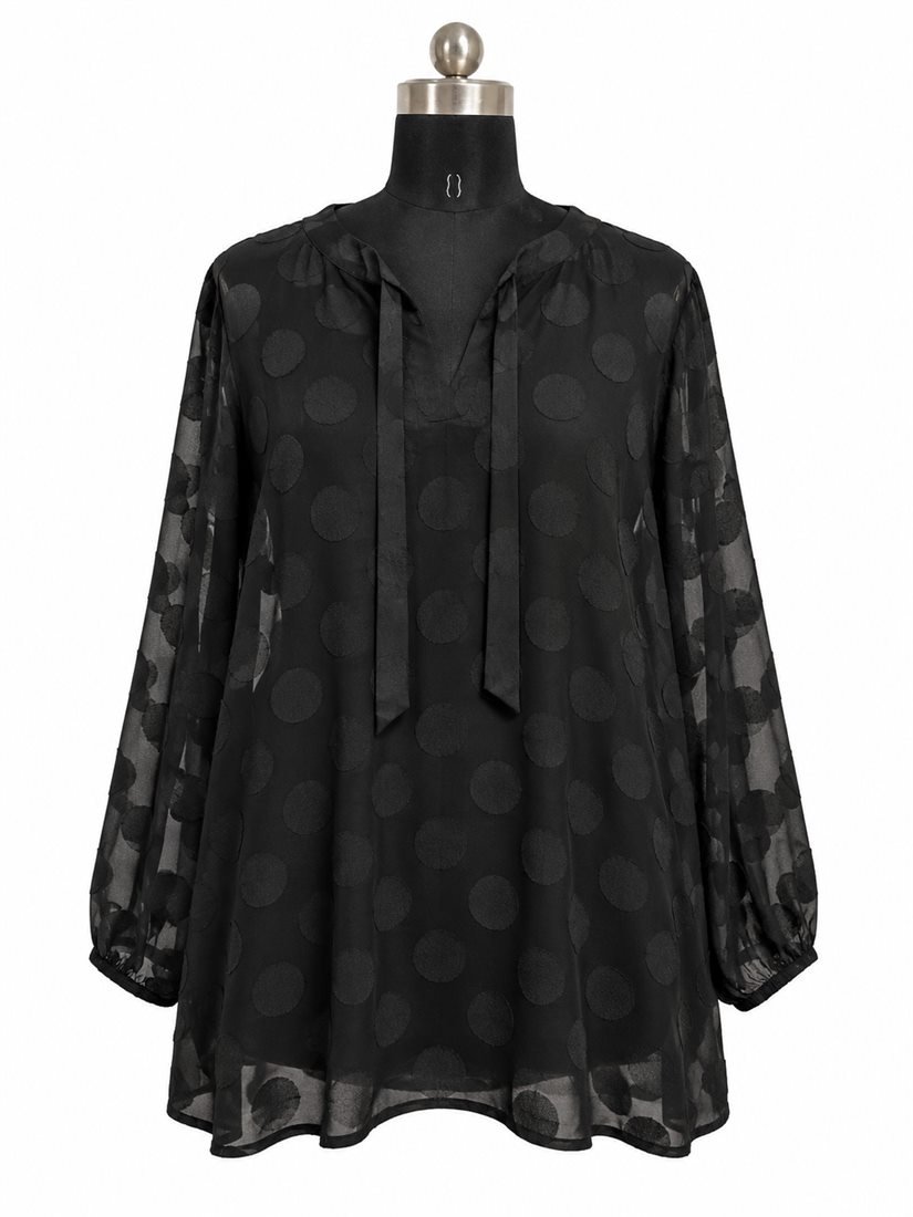Polka dot blouse
