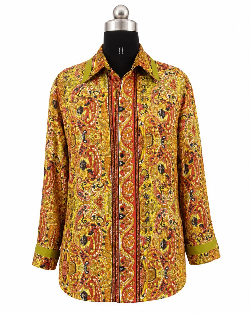 Paisley silk shirt